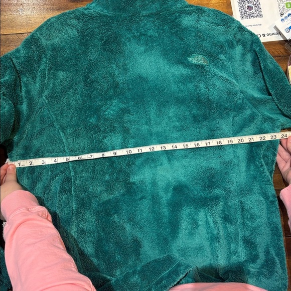 The North Face Turquoise Fleece Jacket - Picture 6 of 7
